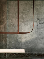 Belt - Leather Wrapped Linear Pendant Pendant Lights Flos 