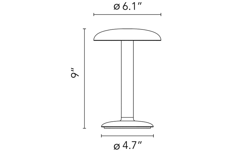 Gustave - Portable LED Table Lamp Table Lamps Flos 