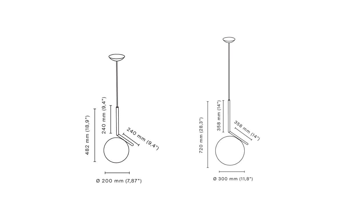 IC S Suspension Lamp suspension lamps Flos 