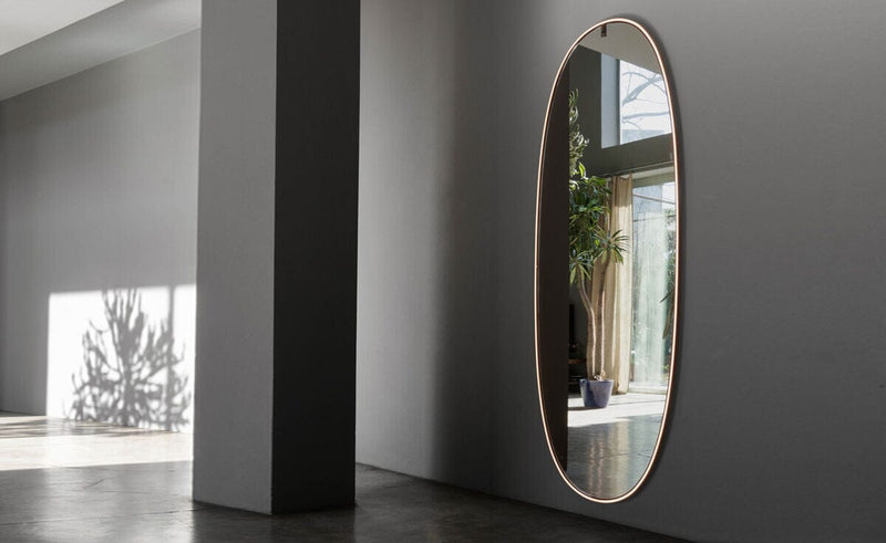 La Plus Belle - Wall-Mounted Mirror with Integrated LED Lights wall / ceiling lamps Flos 