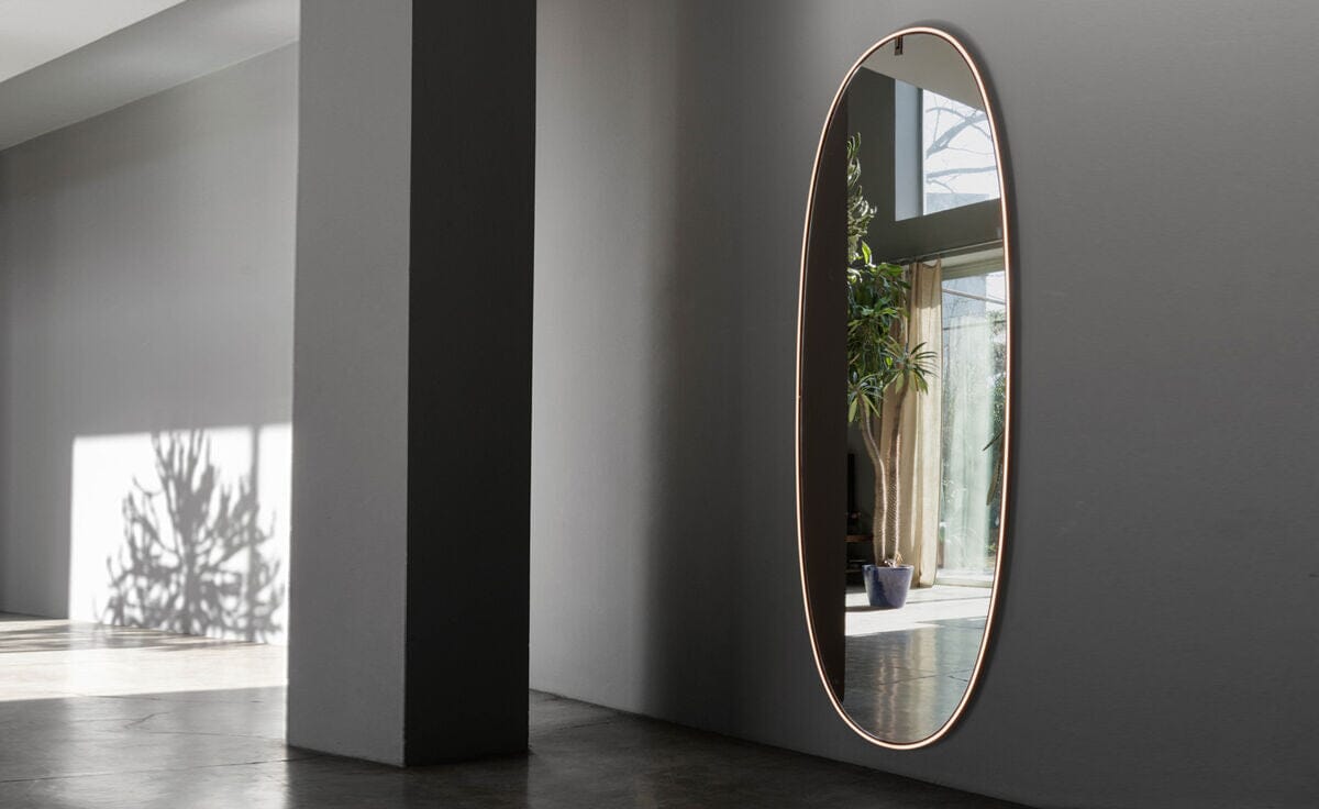 La Plus Belle - Wall-Mounted Mirror with Integrated LED Lights wall / ceiling lamps Flos 