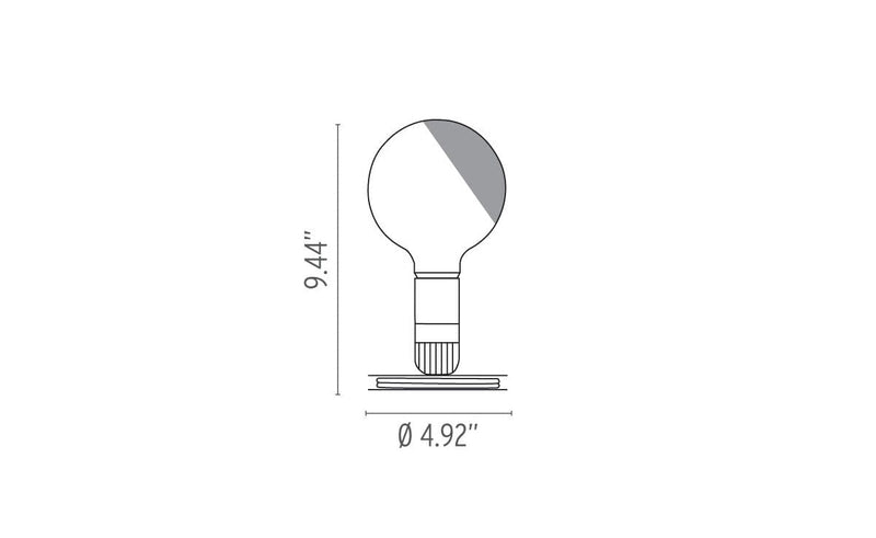 Lampadina LED Table Lamp Table Lamps Flos 