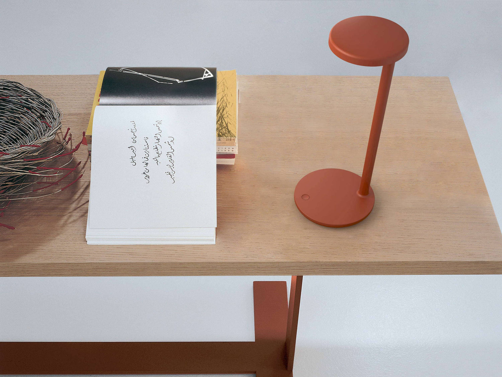 Oblique LED Desk Lamp and Qi with Wireless Charging Base Table Lamps Flos 