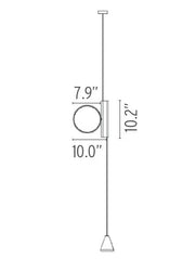 OK LED Pendant suspension lamps Flos 