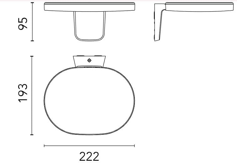 Oplight Wall Sconce wall / ceiling lamps Flos 