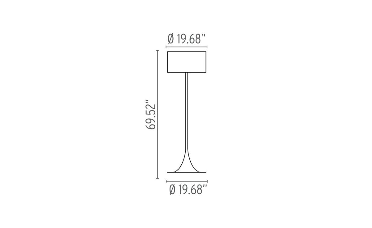 Spun Floor Lamp Floor Lamps Flos 