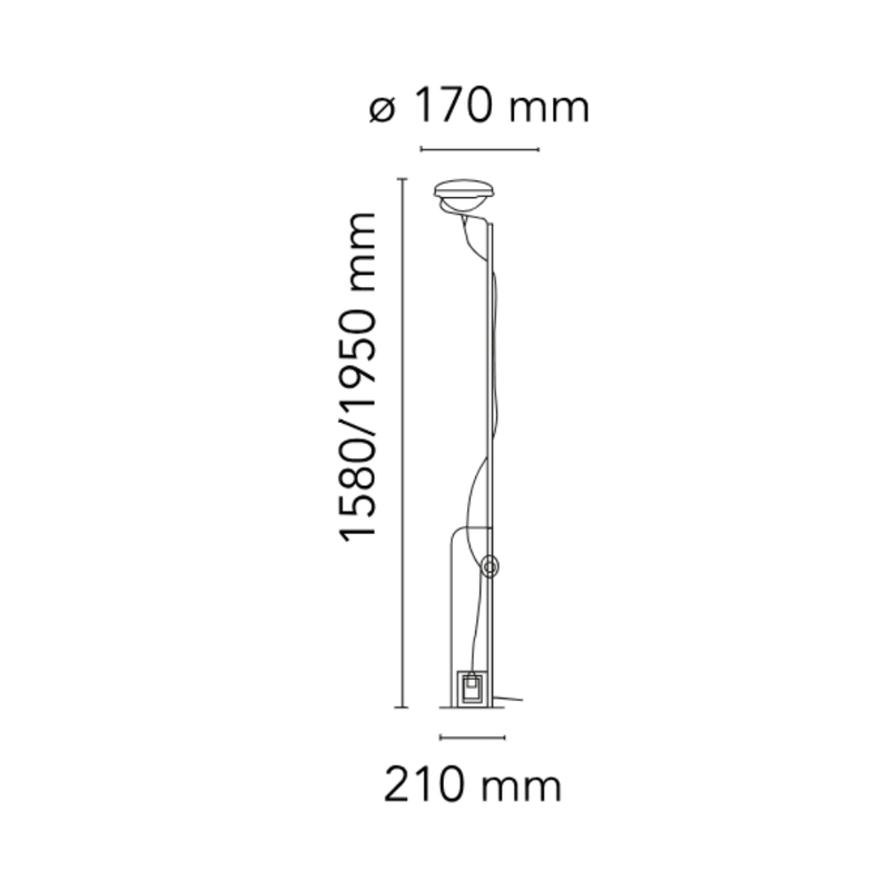 Toio Led Floor Lamp Floor Lamps Flos 