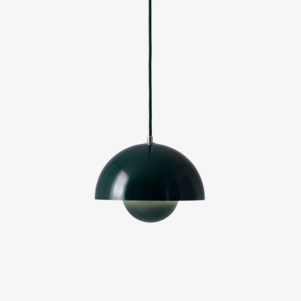 Flowerpot Pendant Lamp VP1 suspension lamps &Tradition Dark Green 