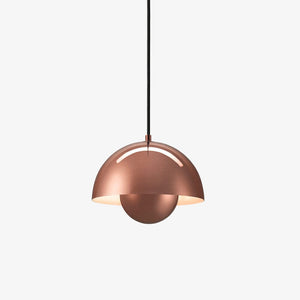 Flowerpot Pendant Lamp VP1 suspension lamps &Tradition Polished Copper 