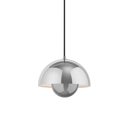 Flowerpot Pendant Lamp VP1 suspension lamps &Tradition Polished Stainless Steel 