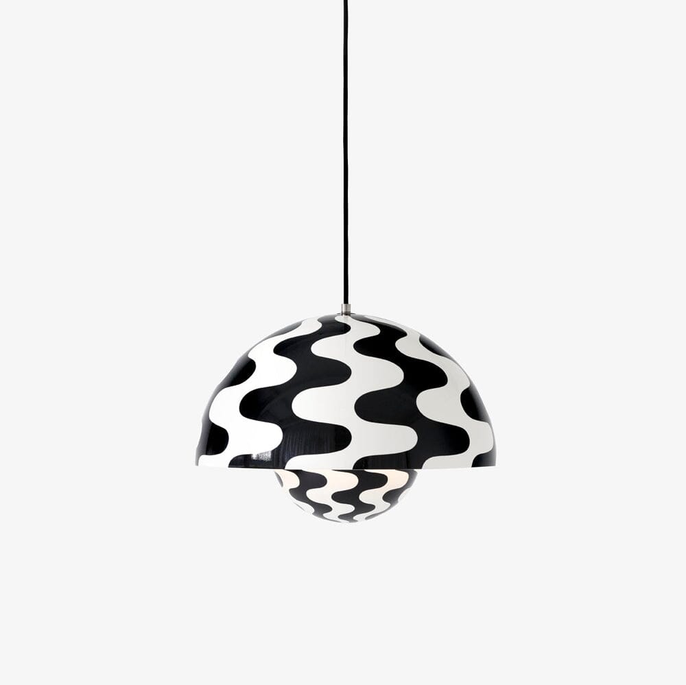 Flowerpot Pendant VP7 Pendant Lights &Tradition B/W Pattern 