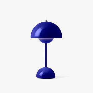 Flowerpot Portable Table Lamp VP9 Table Lamps &Tradition Cobalt Blue 