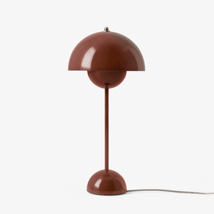 Flowerpot Table Lamp VP3 Table Lamp &Tradition Red Brown 