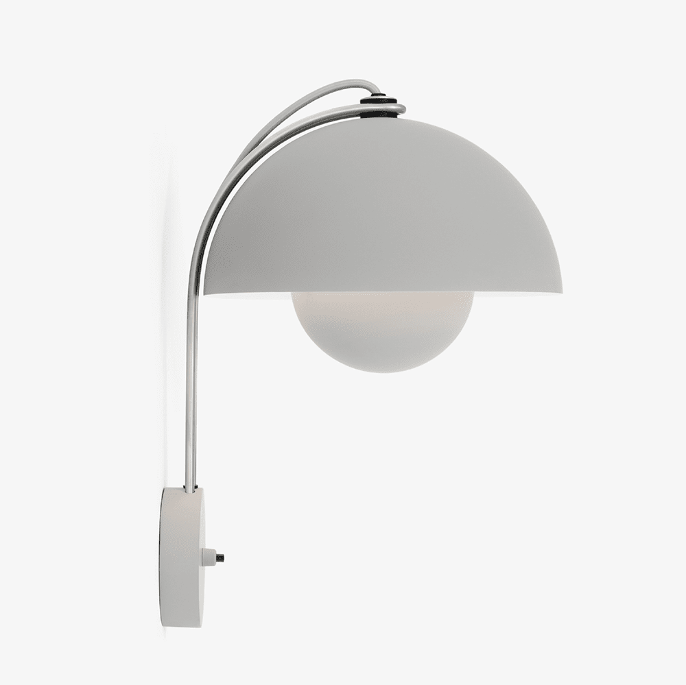 Flowerpot Wall Lamp VP8 Pendant Lights &amp;Tradition Matte Light Grey 