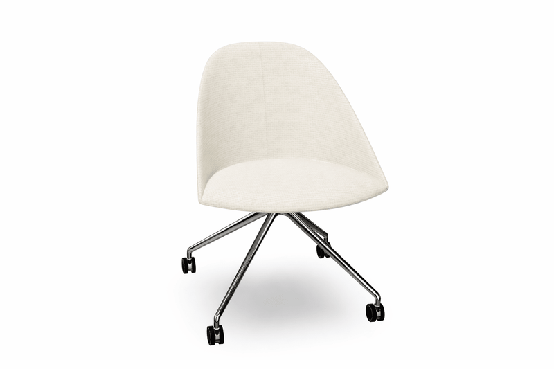 Cila Fully Upholtered Chair With Fixed Trestle Base Chairs Arper 