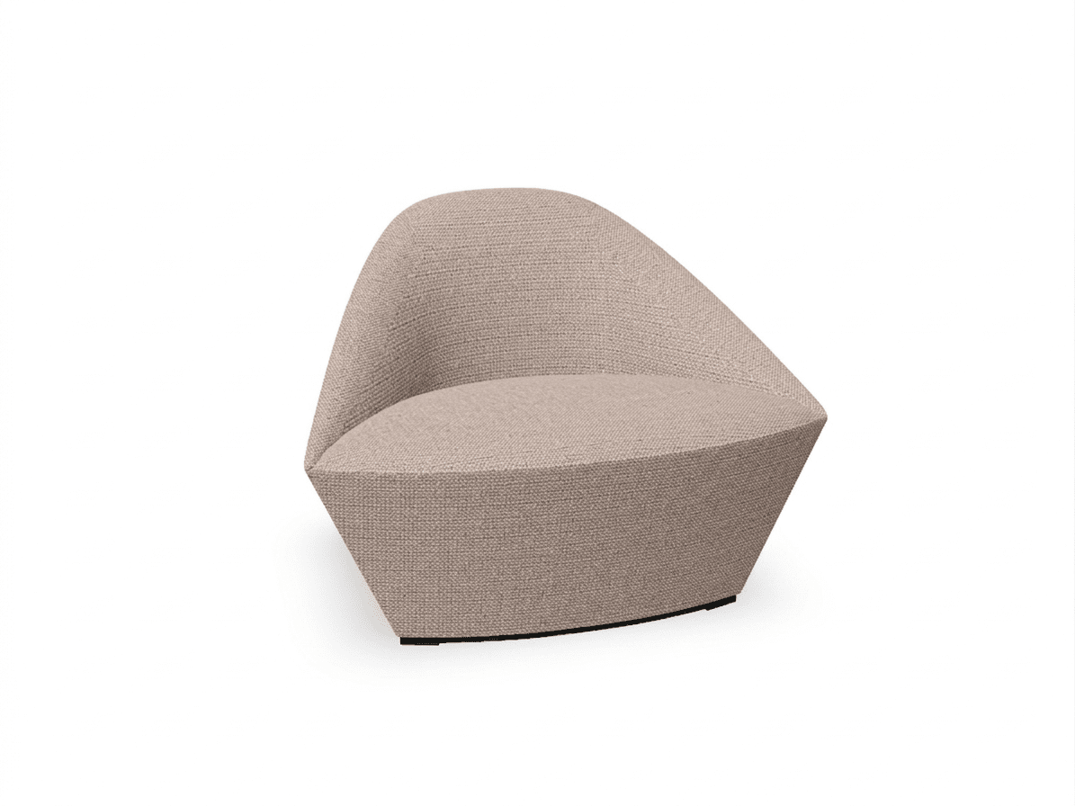 Colina Fully Upholstered Medium Lounge Chair lounge chair Arper 