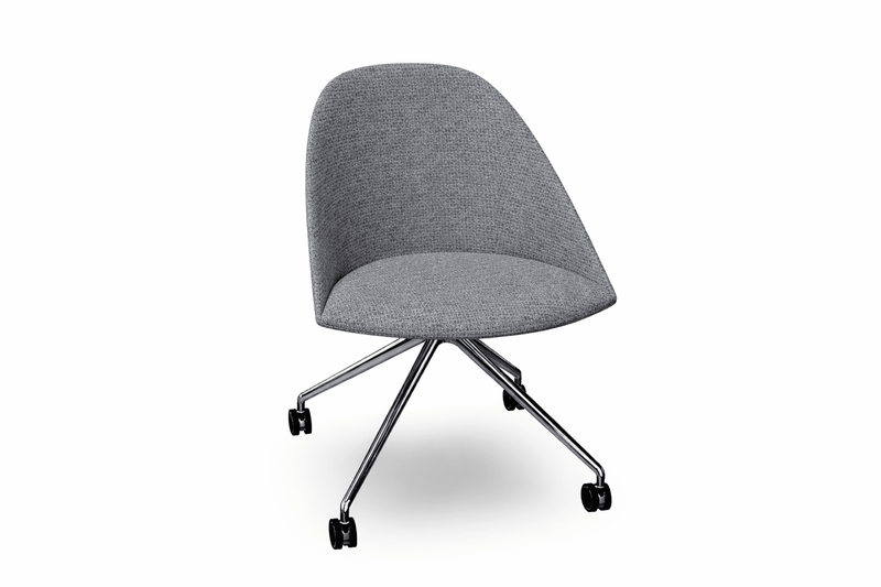 Cila Fully Upholtered Chair With Fixed Trestle Base Chairs Arper 
