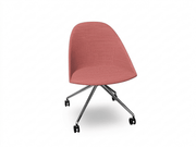 Cila Fully Upholtered Chair With Fixed Trestle Base Chairs Arper 