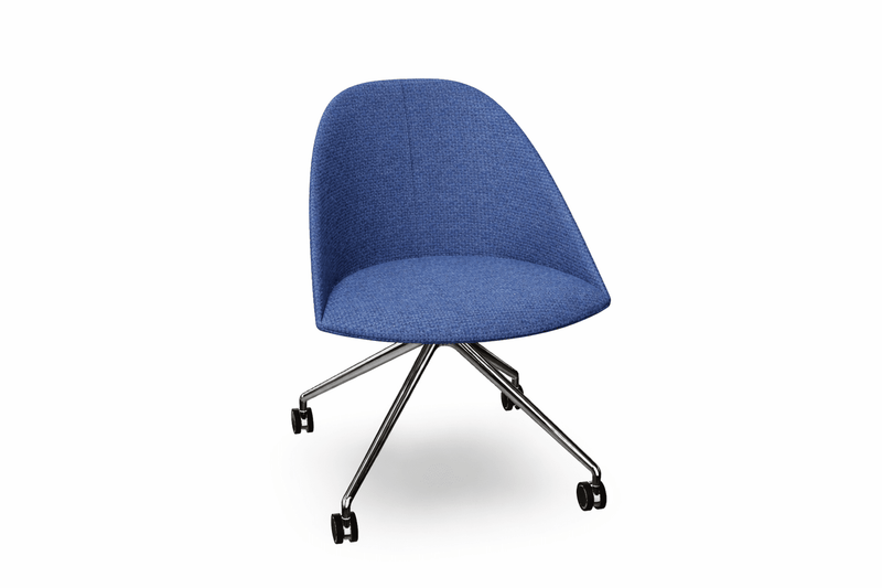 Cila Fully Upholtered Chair With Fixed Trestle Base Chairs Arper 