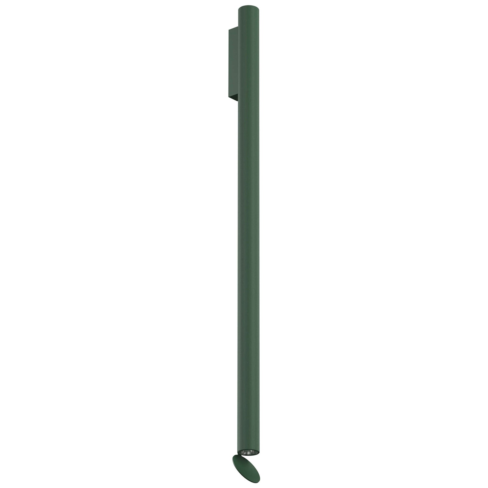 Flauta Riga Outdoor Wall Sconce Outdoor Lighting Flos Forest Green 1000mm / 39.4" 2700K