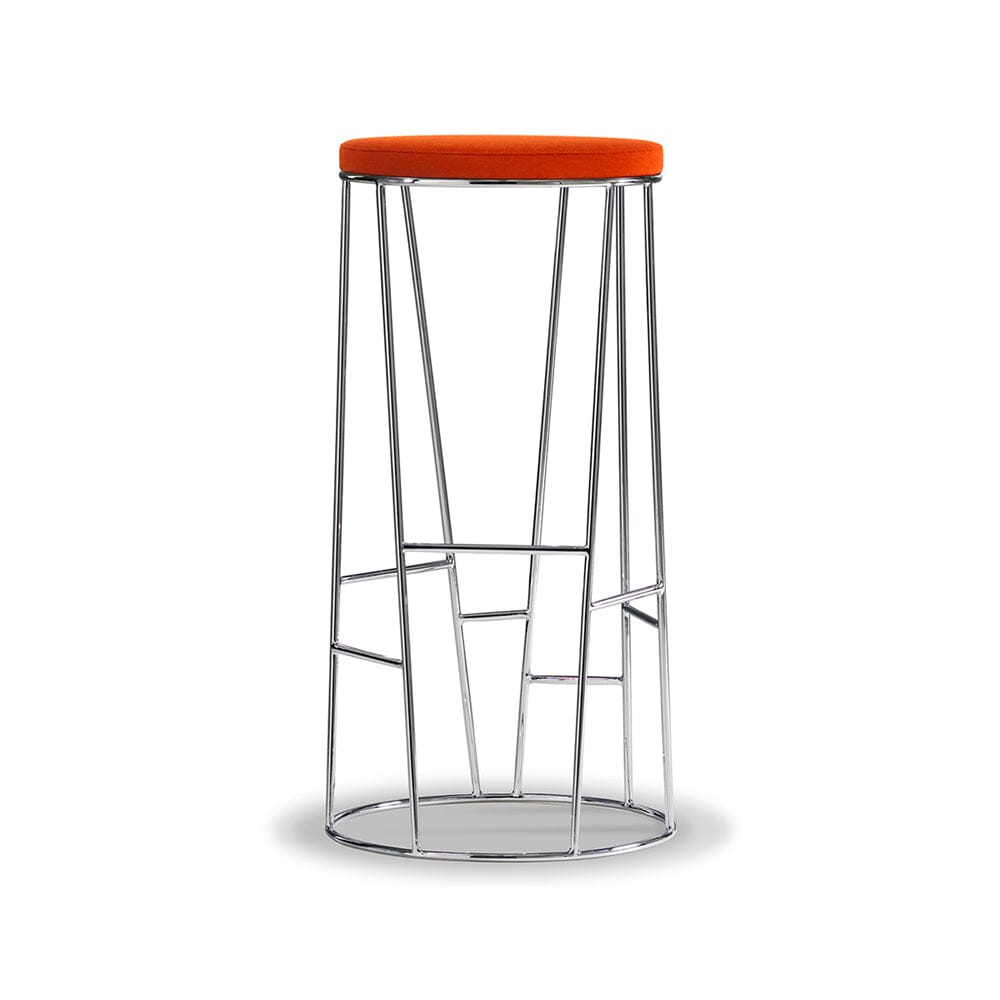 Forest Stool With Upholstered Seat bar seating Bernhardt Design 