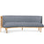 FR1903F Sideways Footstool Ottoman Carl Hansen 