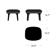 Fri Footstool Stools Fritz Hansen 