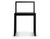 Fronzoni Chair Chair Cappellini Black lacquer (FR_1 