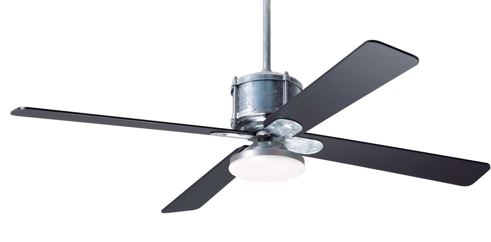 Industry DC Ceiling Fan Ceiling Fans Modern Fan Co Galvanized Black Remote Control Without Light