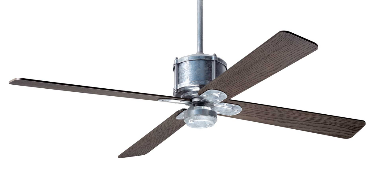 Industry DC Ceiling Fan Ceiling Fans Modern Fan Co Galvanized Graywash Wall Control Without Light