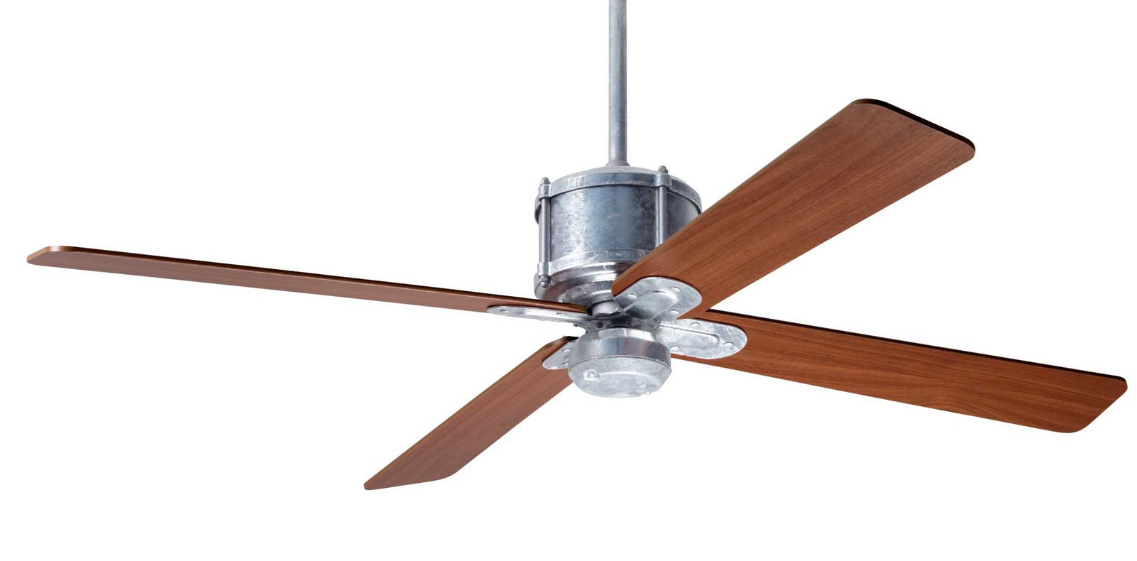 Industry DC Ceiling Fan Ceiling Fans Modern Fan Co Galvanized Mahogany Wall Control Without Light