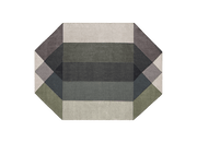 Diamond Rug - Outdoor Rug Gan Green-Grey 5’7" x 7’3" 