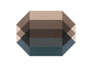 Diamond Rug - Outdoor Rug Gan Blue-Brown 5’7" x 7’3" 