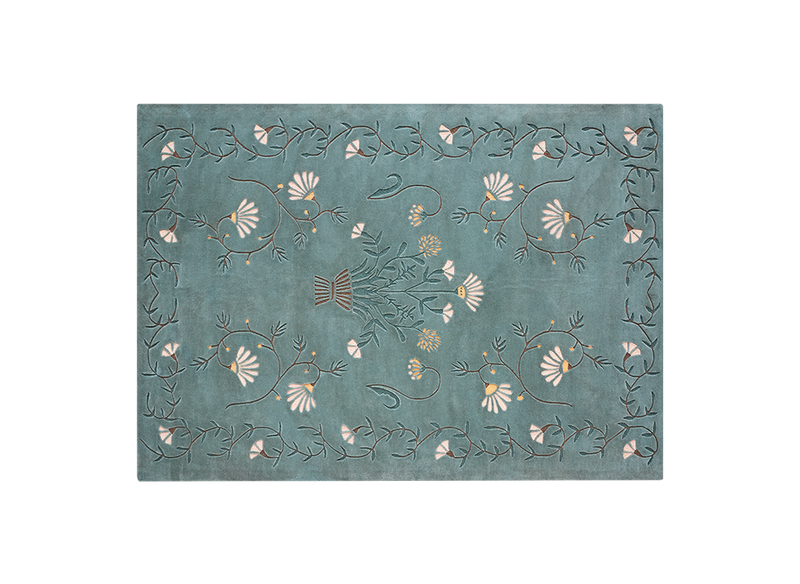 Dreams White Daisy Rug
