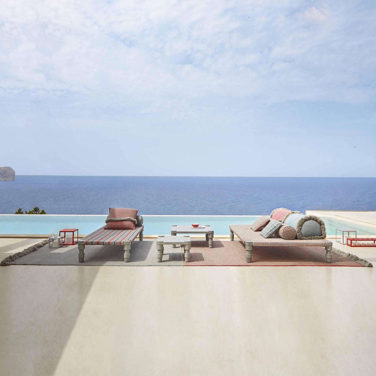 Garden Layers Outdoor Rug Terracotta Rug Gan 