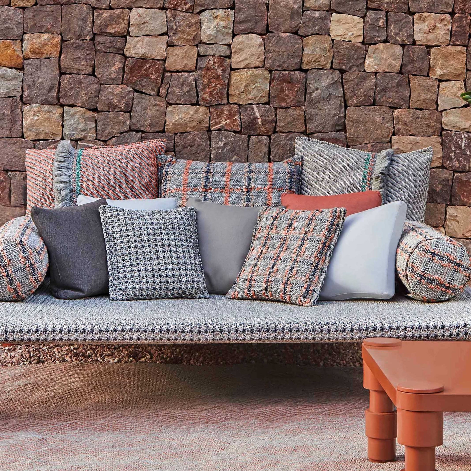 Garden Layers Small Outdoor Pillows