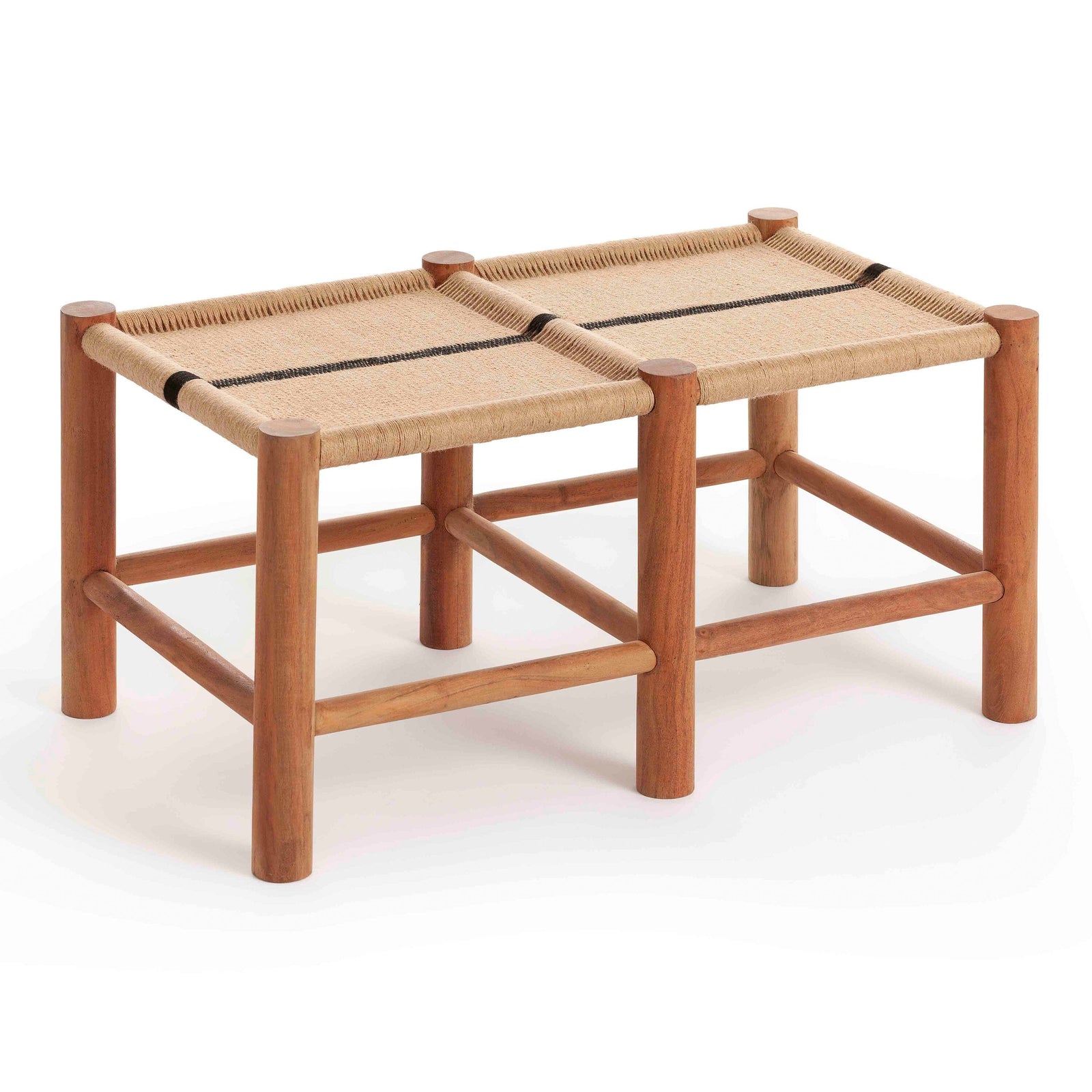 Roots 01 Stool Pouf Gan Double 