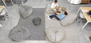 Sail Square Pouf Pouf Gan 