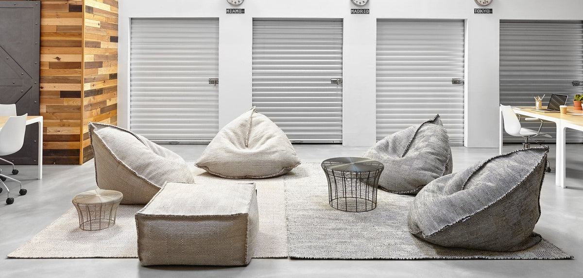 Sail Square Pouf Pouf Gan 