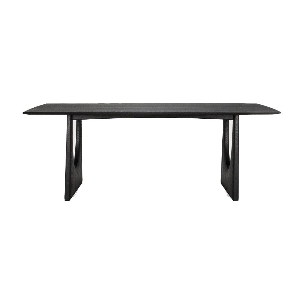 Geometric Dining Table Dining Tables Ethnicraft 87" Oak Black 