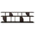 Geometric Sofa Console Console Table Ethnicraft Dark Brown Teak 