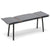 Georg Bench Benches Skagerak by Fritz Hansen Black With Light Grey 