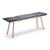 Georg Bench Benches Skagerak by Fritz Hansen Oak With Dark Grey 