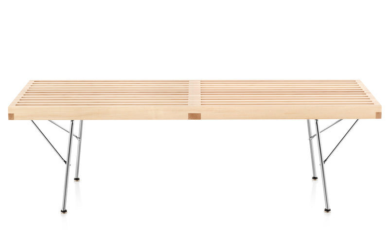 Herman Miller Nelson Platform Bench with metal base, product view 1