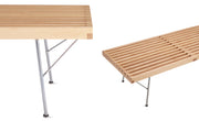 Herman Miller Nelson Platform Bench with metal base, product view 8