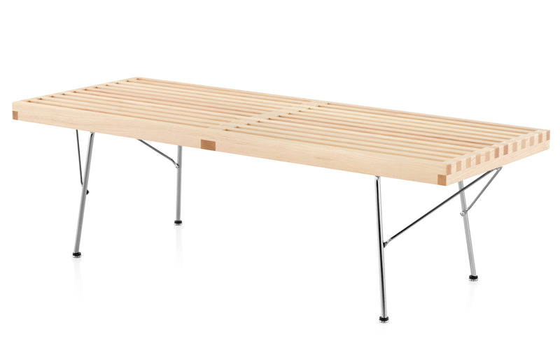 Herman Miller Nelson Platform Bench with metal base, product view 2