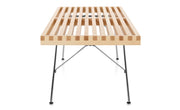 Herman Miller Nelson Platform Bench with metal base, product view 3