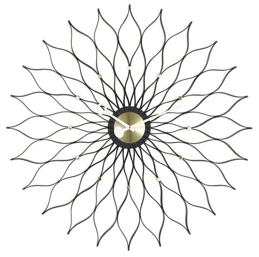 George Nelson Sunflower Clock By Vitra Clocks Vitra 