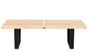 Herman Miller Nelson Platform Bench with wood base, product view 1