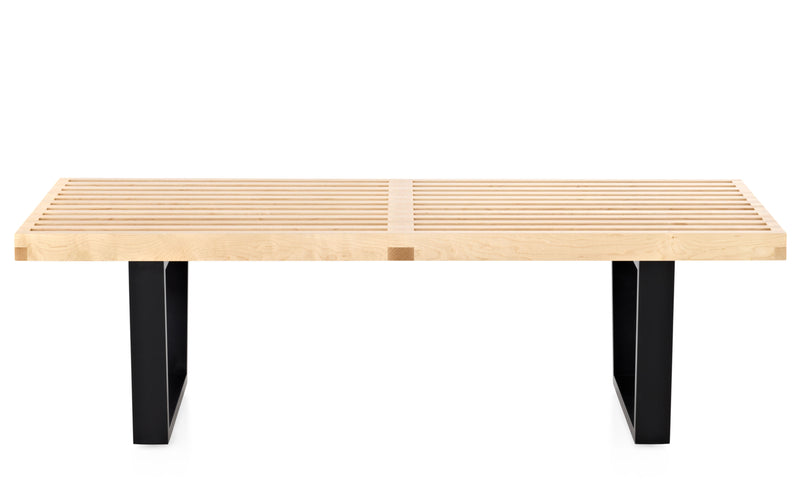 Herman Miller Nelson Platform Bench with wood base, product view 1